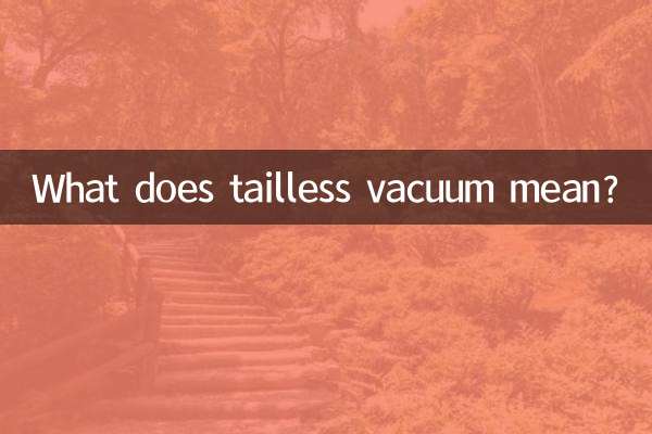 टेललेस वैक्यूम का क्या मतलब है?