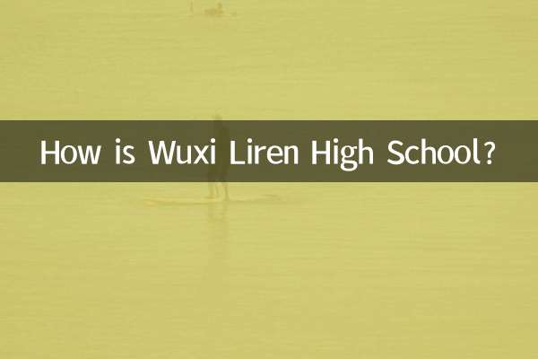Comment est le lycée Wuxi Liren?