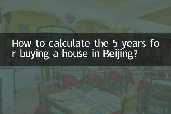 北京買房5年怎麼算