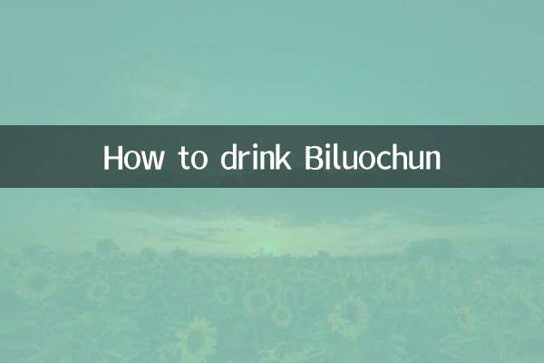 Como beber Biluochun
