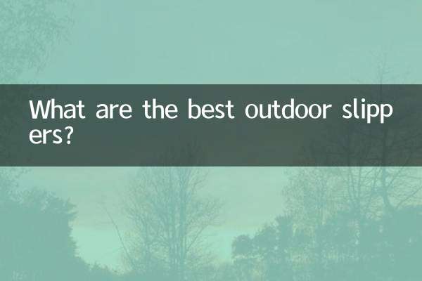 Quali sono le migliori ciabatte da esterno?