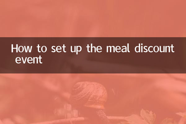 খাবার ডিসকাউন্ট ইভেন্ট কিভাবে সেট আপ করবেন