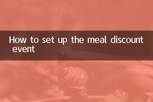 খাবার ডিসকাউন্ট ইভেন্ট কিভাবে সেট আপ করবেন