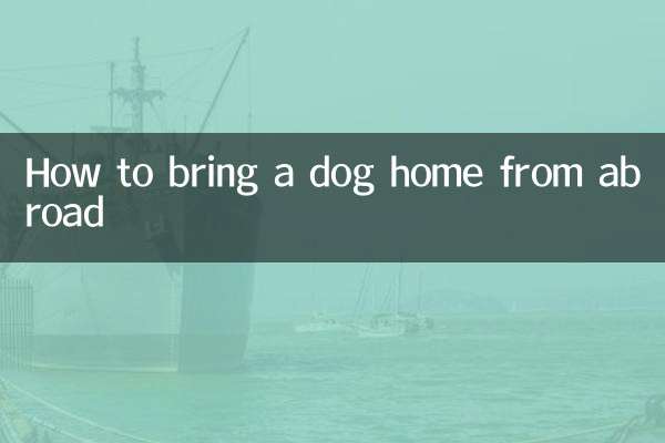 بیرون ملک سے کتے کو گھر کیسے لائیں