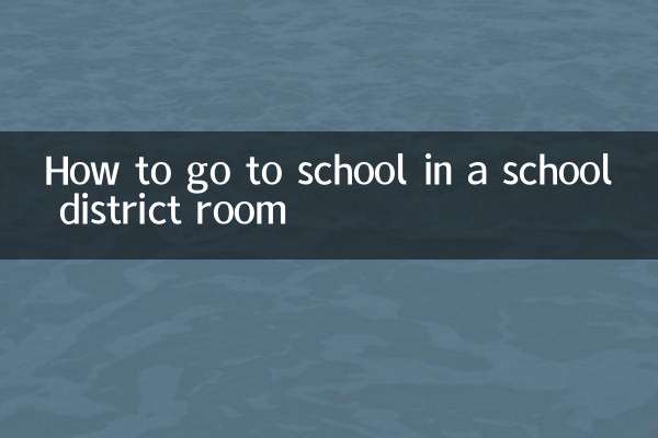 نحوه رفتن به مدرسه در اتاق مدرسه