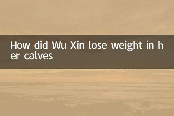 Wie hat Wu Xin in ihren Kälbern Gewicht verloren?