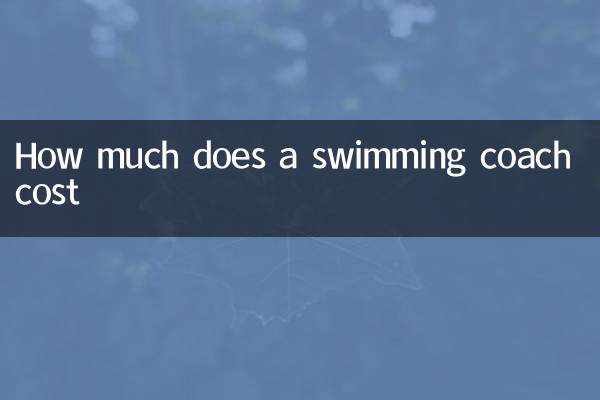 ¿Cuánto cuesta un entrenador de natación?
