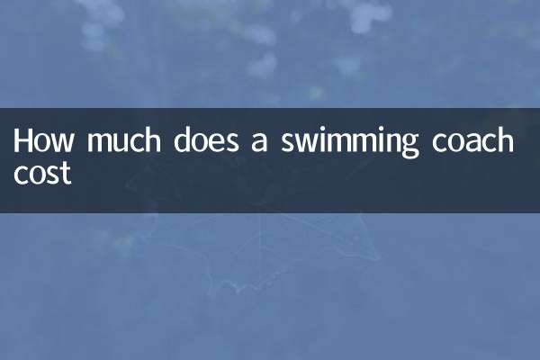 ¿Cuánto cuesta un entrenador de natación?