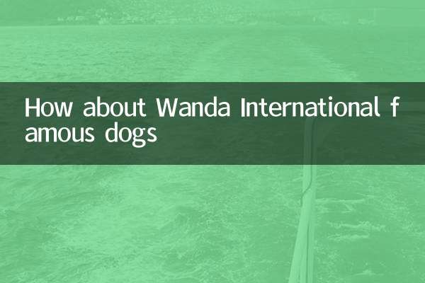 Et les chiens célèbres de Wanda International célèbres