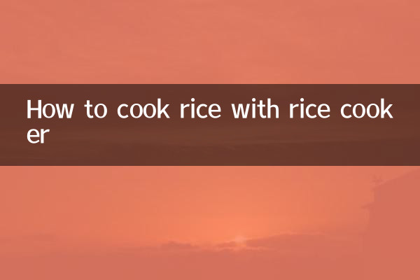 Come cucinare il riso con il cuociriso
