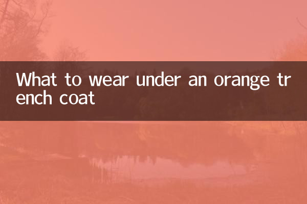 O que vestir com um sobretudo laranja?