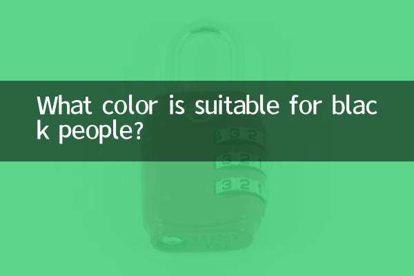 Che colore è adatto ai neri?