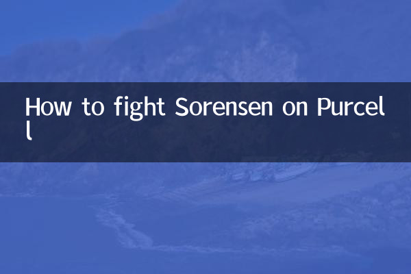Wie man Sorensen auf Purcell bekämpft