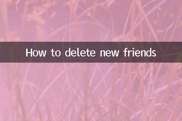 So löschen Sie neue Freunde
