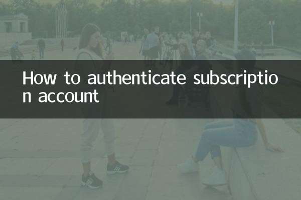 How to authenticate subscription account