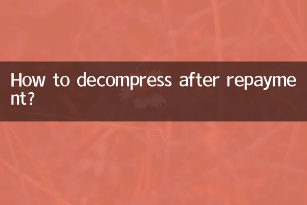 Como descomprimir após o reembolso?