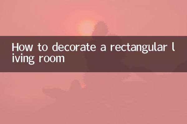 Cómo decorar un salón rectangular