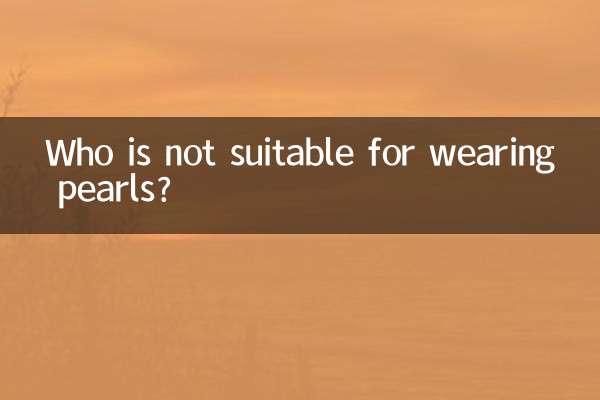 Wer ist nicht zum Tragen von Perlen geeignet?