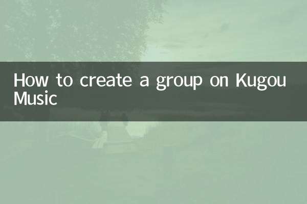 Cómo crear un grupo en Kugou Music