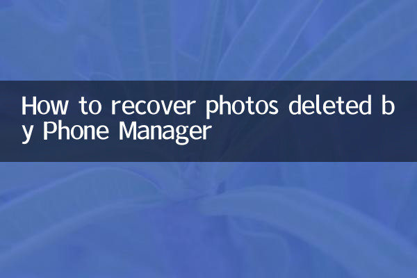 Come recuperare le foto cancellate da Gestione telefono