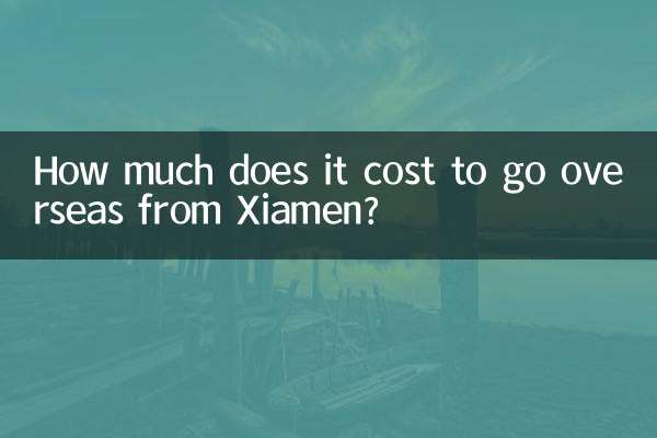 Сколько стоит поехать за границу из Сямыня?