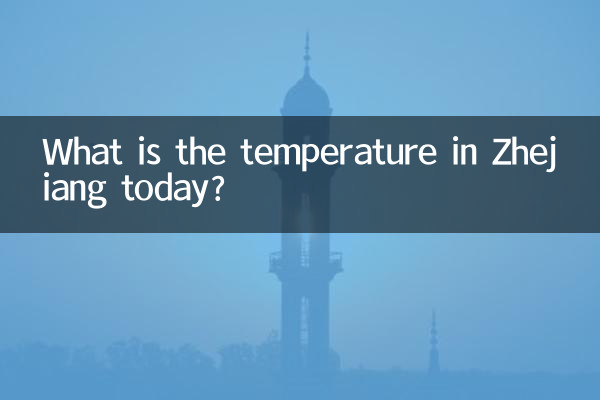 ما هي درجة الحرارة في تشجيانغ اليوم؟