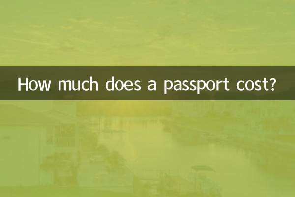 Combien coûte un passeport ?