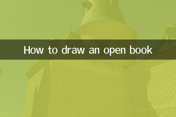Wie zeichnet man ein offenes Buch?