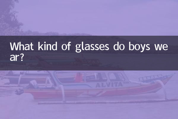 What kind of glasses do boys wear?