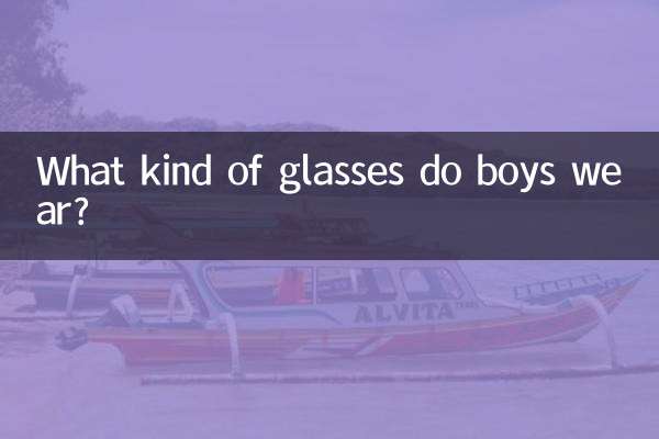 What kind of glasses do boys wear?