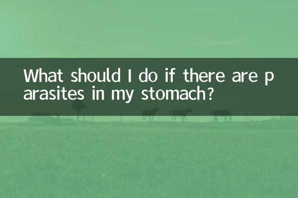 Was soll ich tun, wenn ich Parasiten in meinem Magen habe?