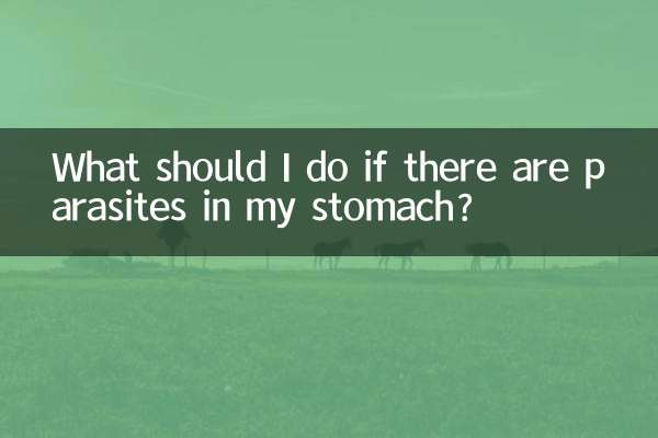 Was soll ich tun, wenn ich Parasiten in meinem Magen habe?