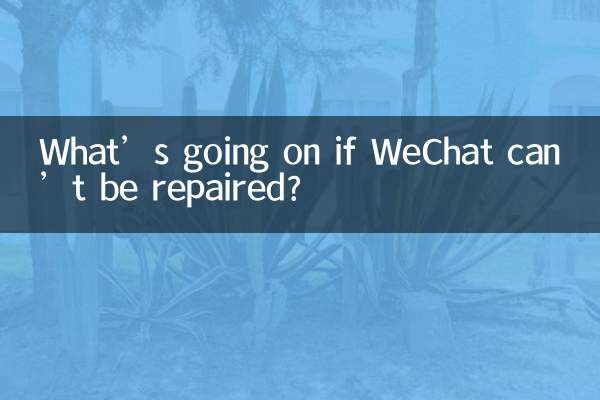 ماذا يحدث إذا تعذر إصلاح WeChat؟