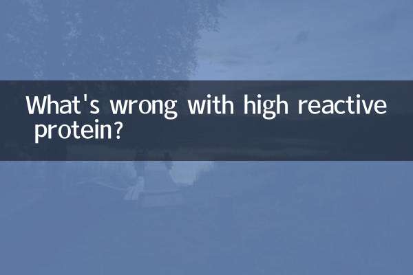 پروتئین واکنش پذیر بالا چه اشکالی دارد؟
