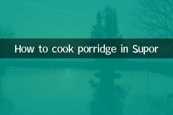 蘇泊爾怎麼煮粥