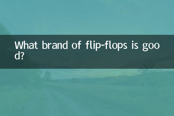 人字拖什麼品牌好