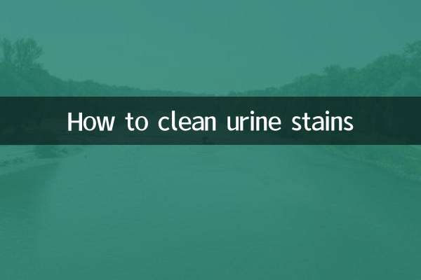 چگونه لکه های ادرار را پاک کنیم