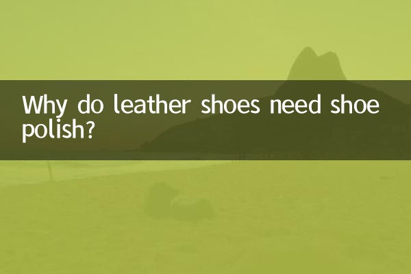 Pourquoi les chaussures en cuir ont-elles besoin de cirage ?