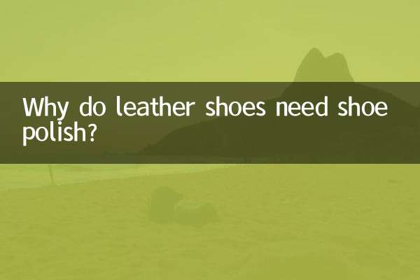 Pourquoi les chaussures en cuir ont-elles besoin de cirage ?