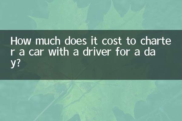 এক দিনের জন্য ড্রাইভারের সাথে একটি গাড়ি ভাড়া করতে কত খরচ হয়?