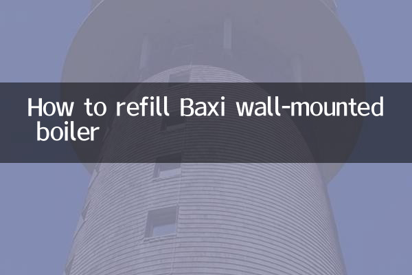 Cómo rellenar la caldera mural Baxi