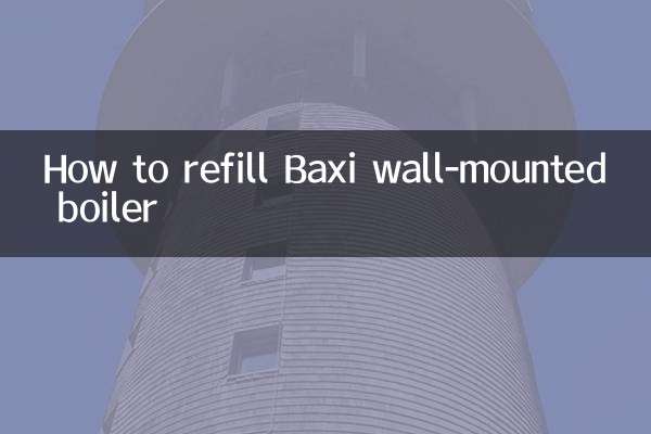 Cómo rellenar la caldera mural Baxi