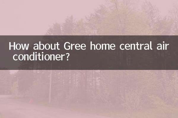 Wie wäre es mit der zentralen Klimaanlage von Gree Home?