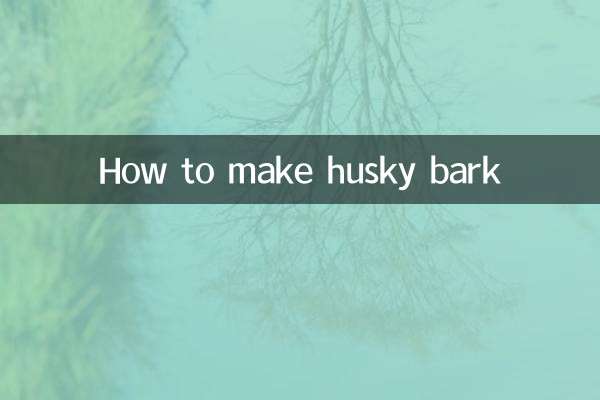 허스키 껍질 만드는 법