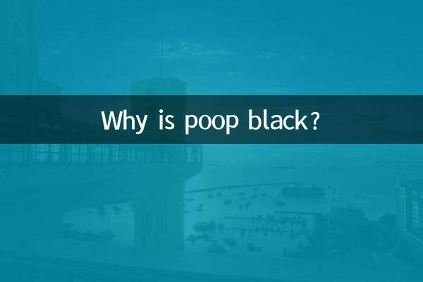 Warum ist Kot schwarz?