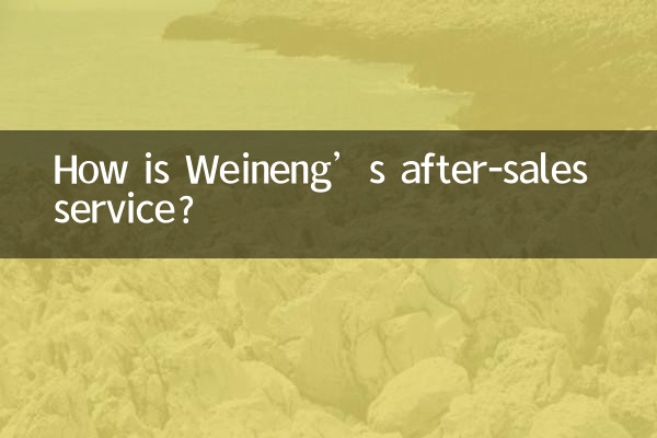 Wie ist der Kundendienst von Weineng?