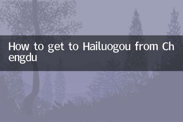 Como chegar a Hailuogou saindo de Chengdu