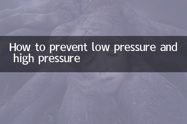 低気圧と高圧を防ぐには