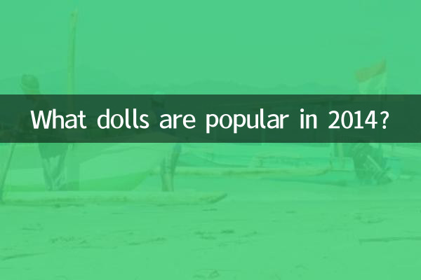 Quais bonecas são populares em 2014?