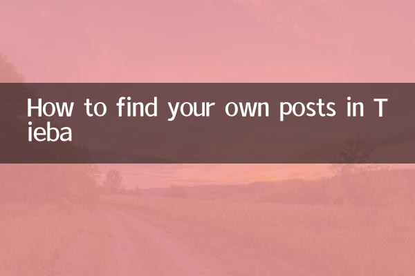 Come trovare i tuoi post in Tieba